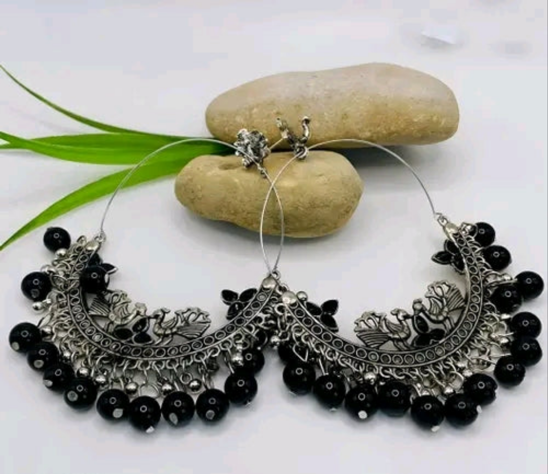 Pack Of 2 Oxidised Bali
