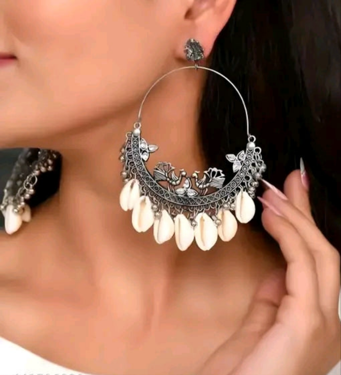 Pack Of 2 Oxidised Bali