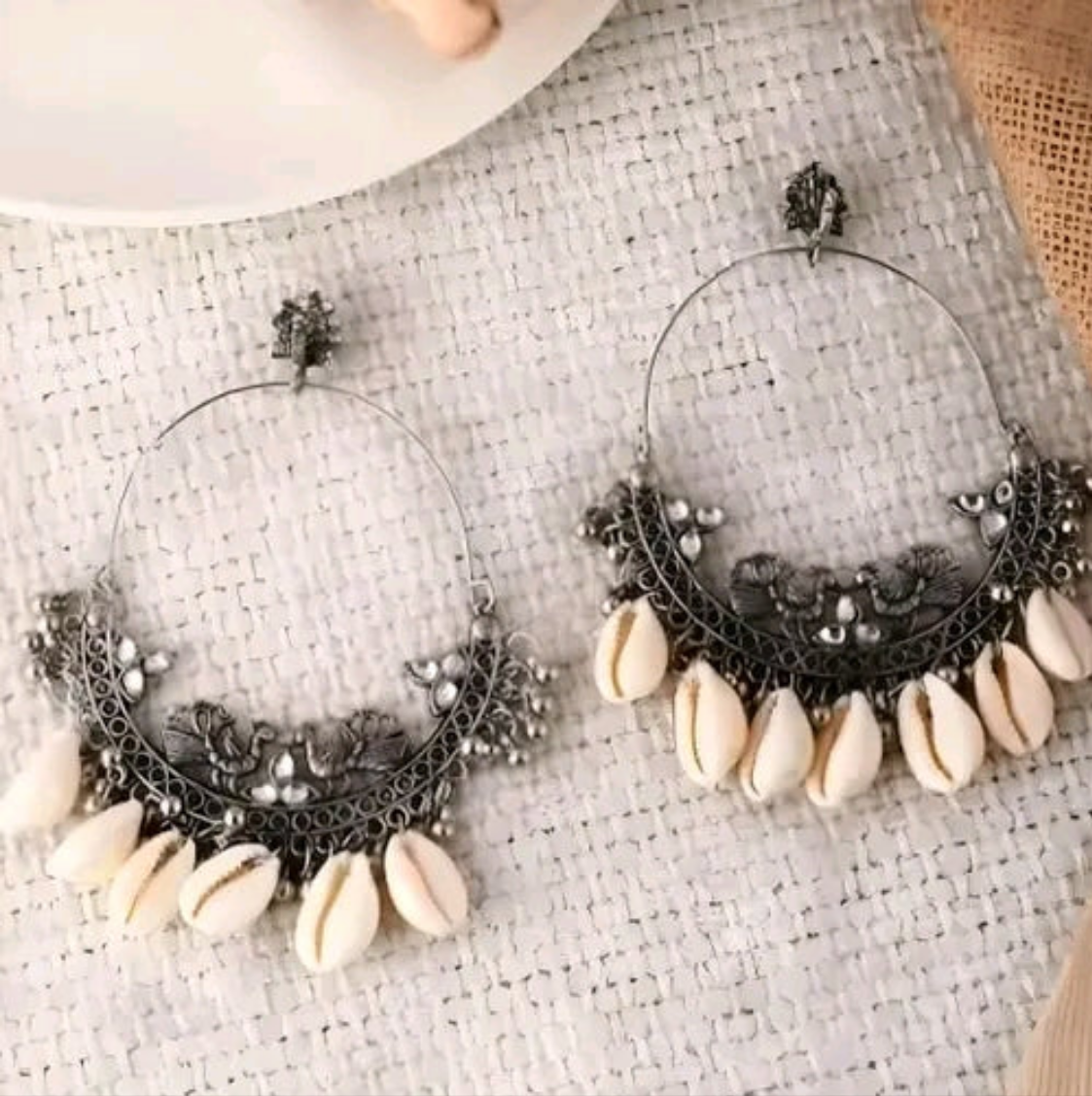 Pack Of 2 Oxidised Bali