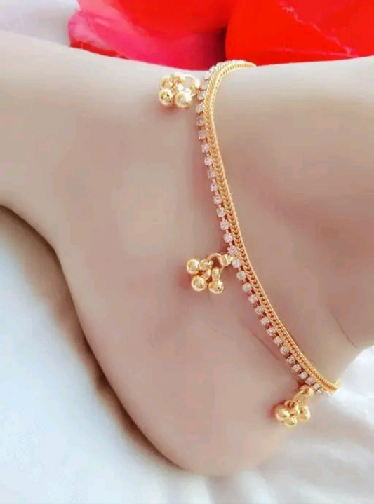 Golden Colour Beautiful Anklet