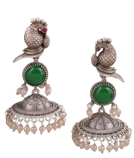 Cute Peacock Design Earrings